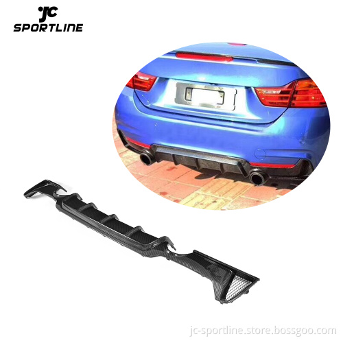 Carbon Fiber Rear Diffuser for BMW F32 435i M Tech 2014-2018
